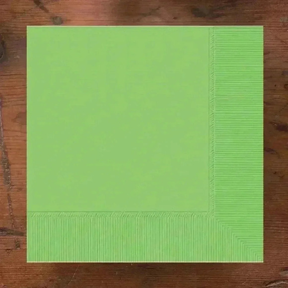 Creative Expressions 150 3-Play Green Dinner Napkins NWT - Picture 1 of 2